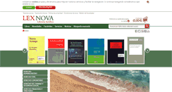 Desktop Screenshot of librerialexnova.com