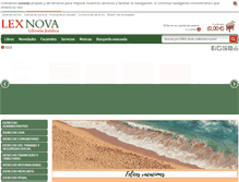 Tablet Screenshot of librerialexnova.com